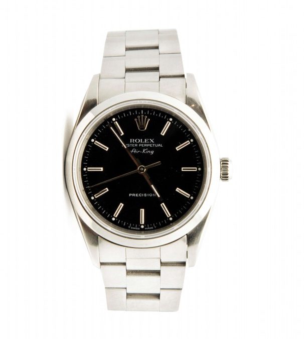 1990 1/2 Stainless Steel Air King Rolex